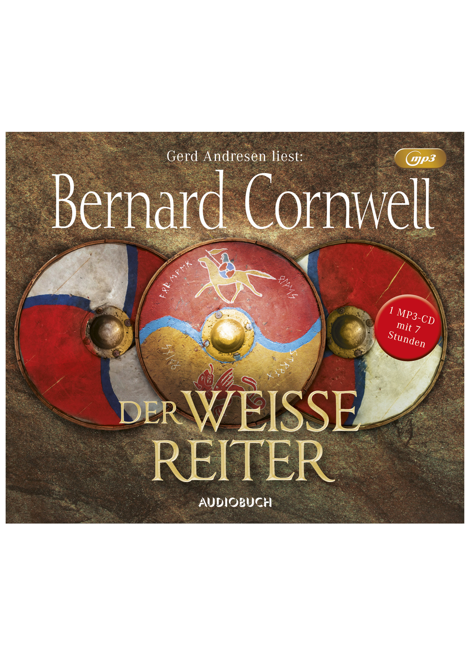 MP3-CD Hörbuch: Der weiße Reiter von Bernard Cornwell