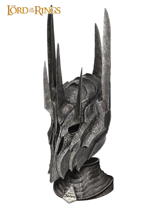 Herr der Ringe - Helm von Sauron mit Ständer