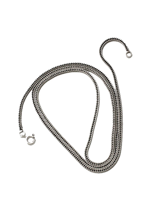 Halskette aus Silber, 61 cm