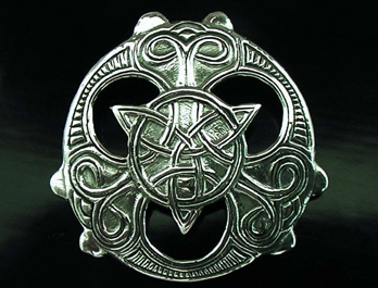 Anhänger Keltischer Schild, Silber