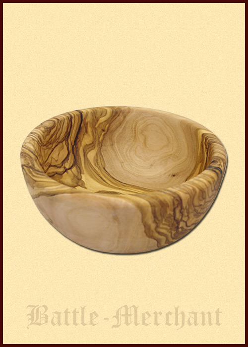 Schale aus Olivenholz, Durchmesser, ca. 16 cm