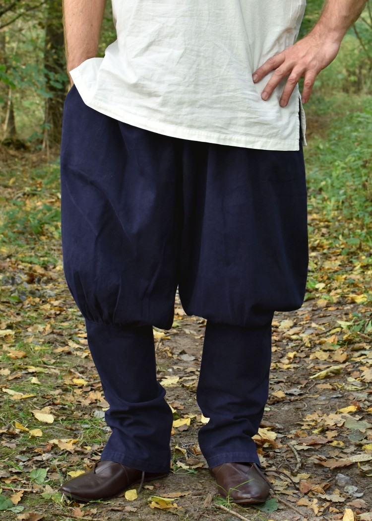Wikinger Hose / Rushose Olaf, dunkelblau, Größe L