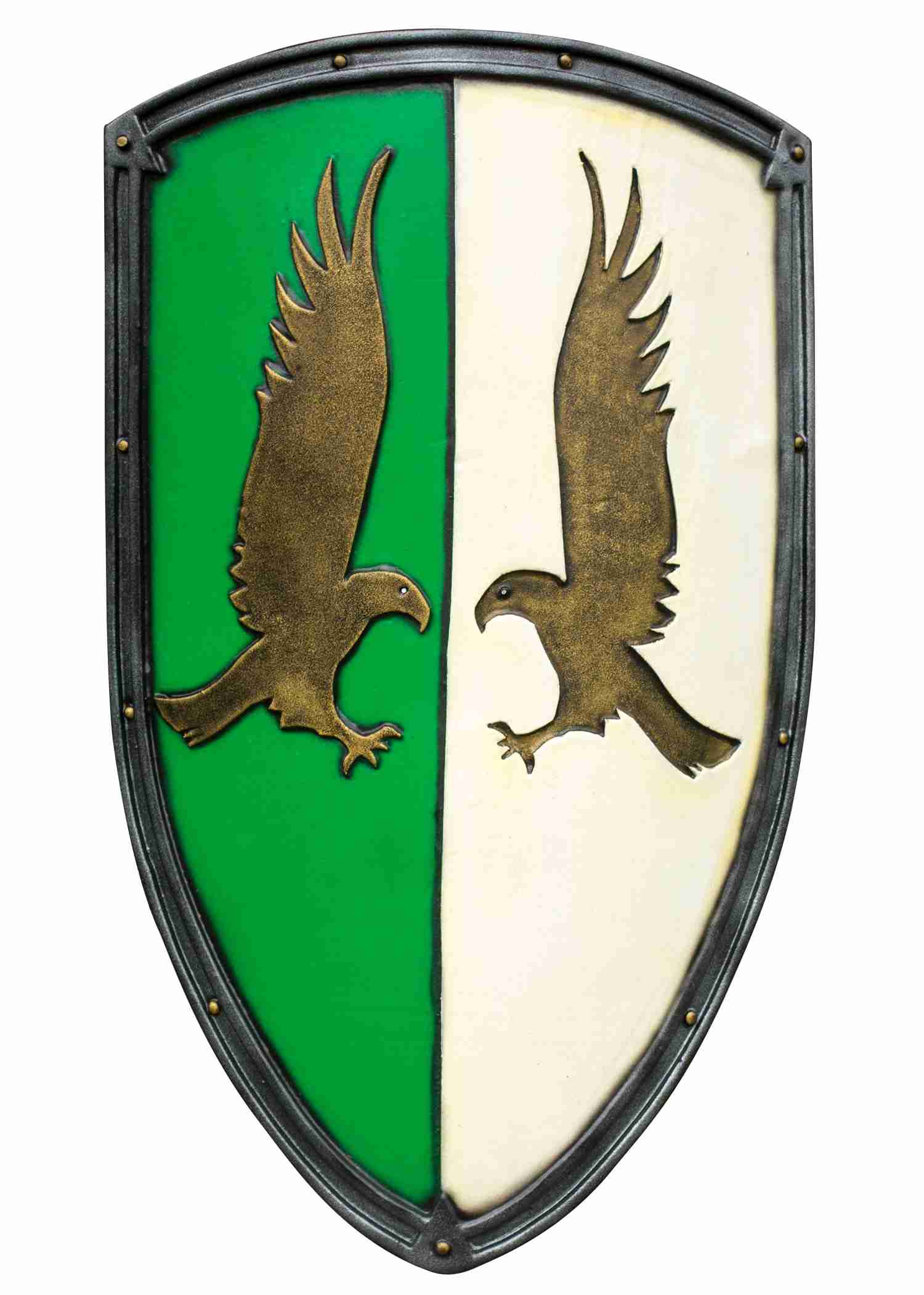 Wappenschild, grün-weiß