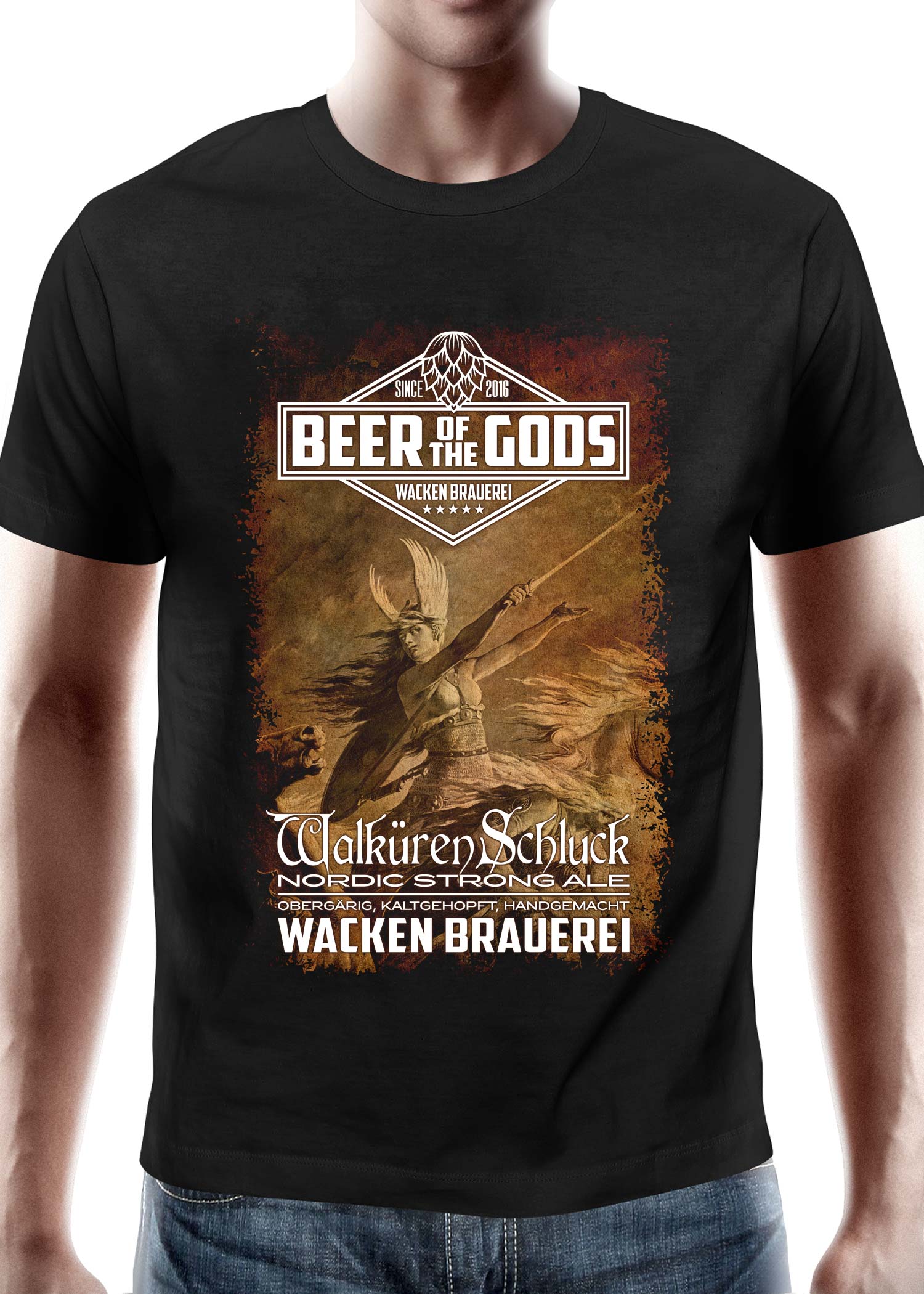 Walkürenschluck - Wacken Brauerei, T-Shirt, Größe L