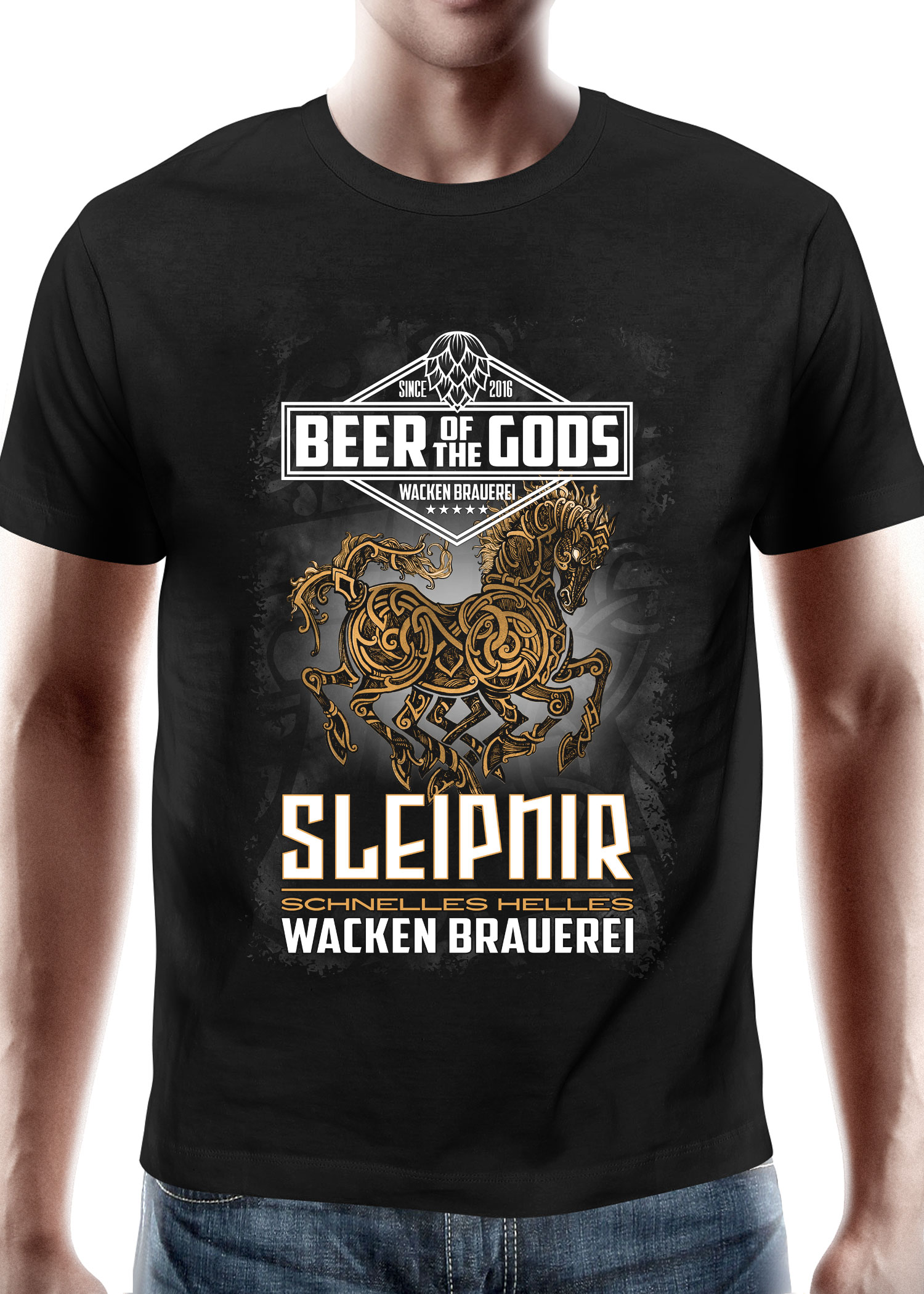Sleipnir - Wacken Brauerei, T-Shirt, Größe XXL