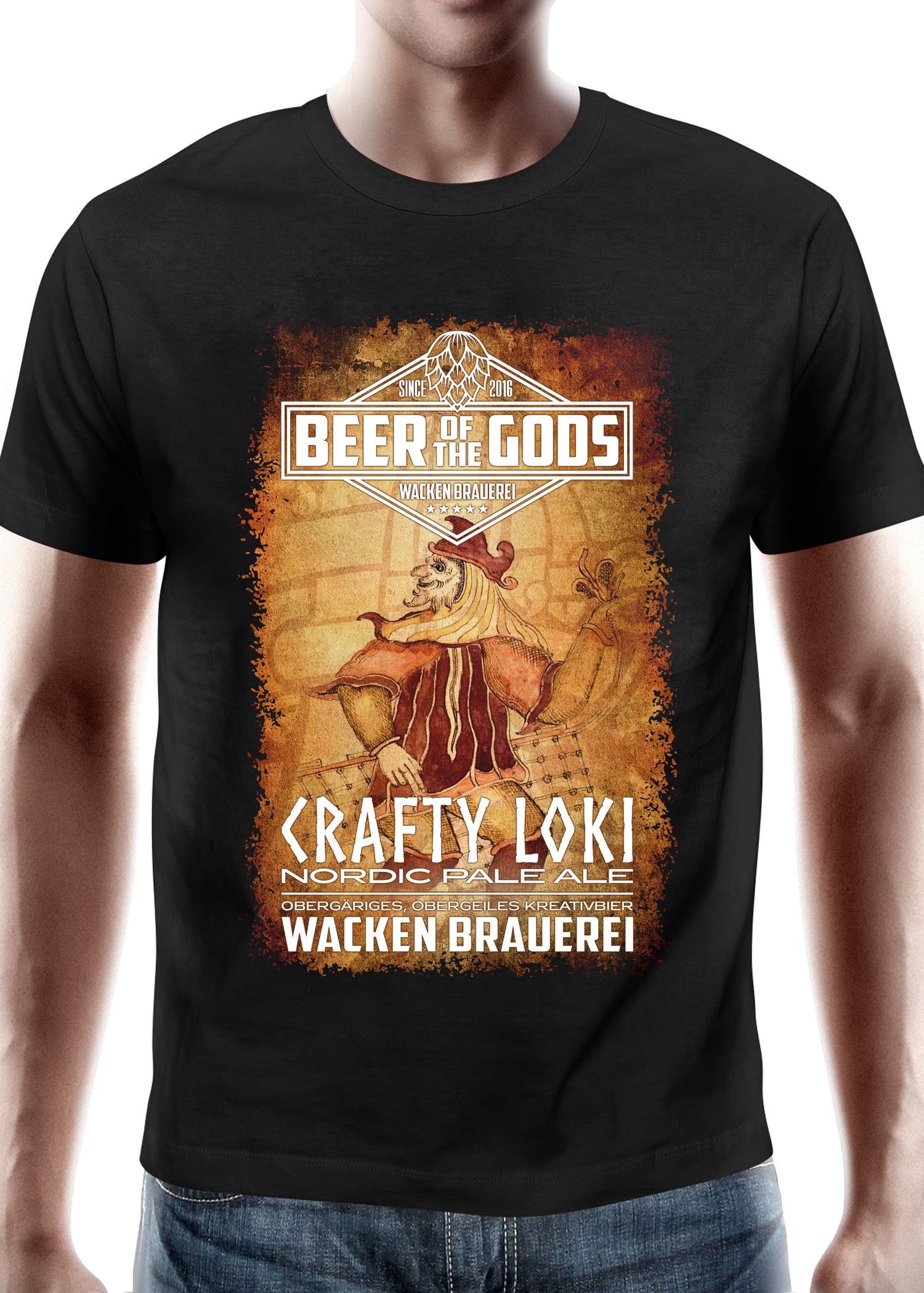 Crafty Loki - Wacken Brauerei, T-Shirt, Größe M