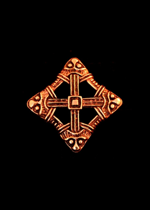 Fibel Viking Cross aus Bronze