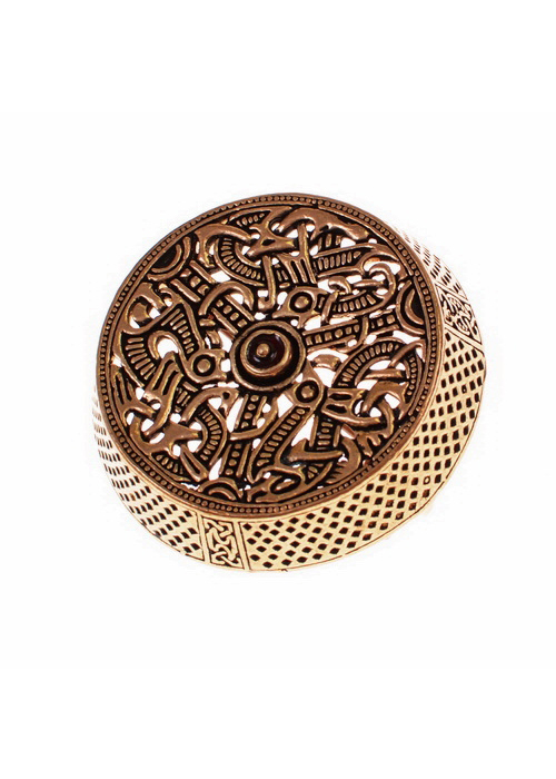Kleine Wikinger Dosenfibel Gotland, Farbe bronze