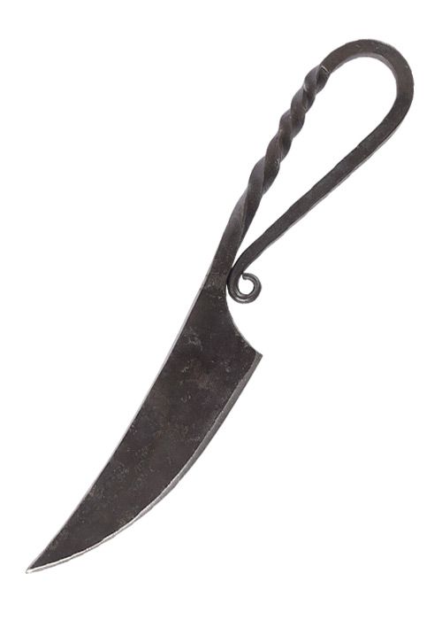 Geschmiedetes Mittelaltermesser, ca. 21 cm