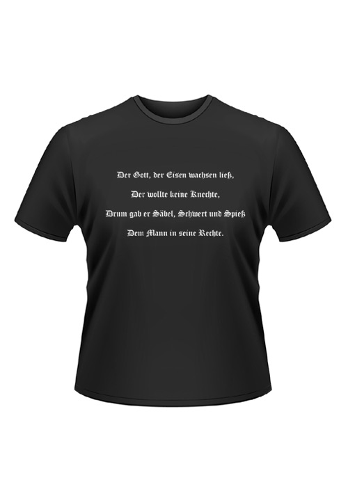 T-Shirt Schwertkämpfer, Größe XL