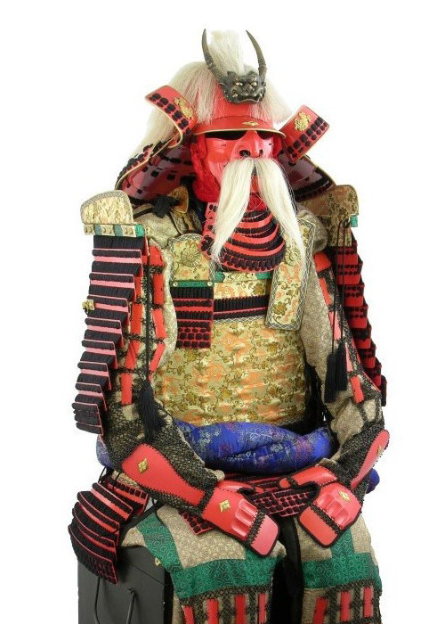 Rüstung des Samurai-Kriegers Takeda Shingen