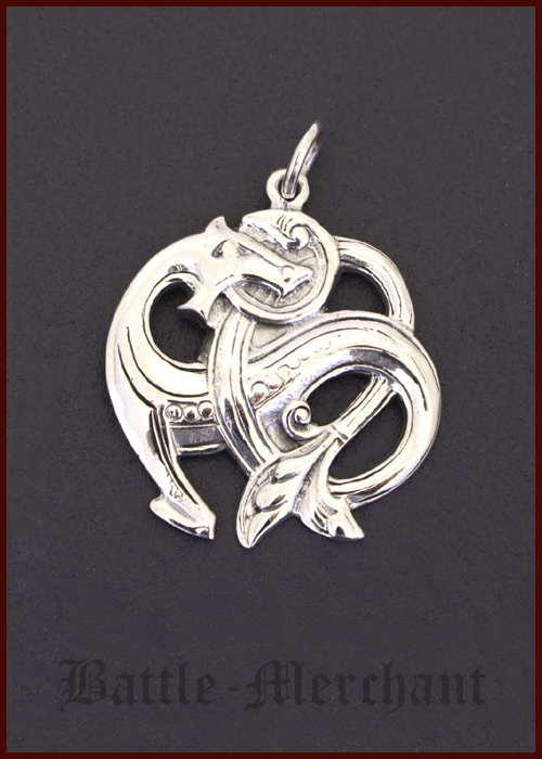 Fenris-Amulett aus Silber