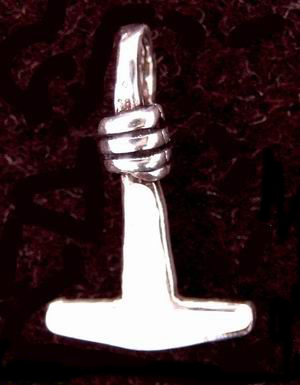 Kleiner Thorshammer aus Silber