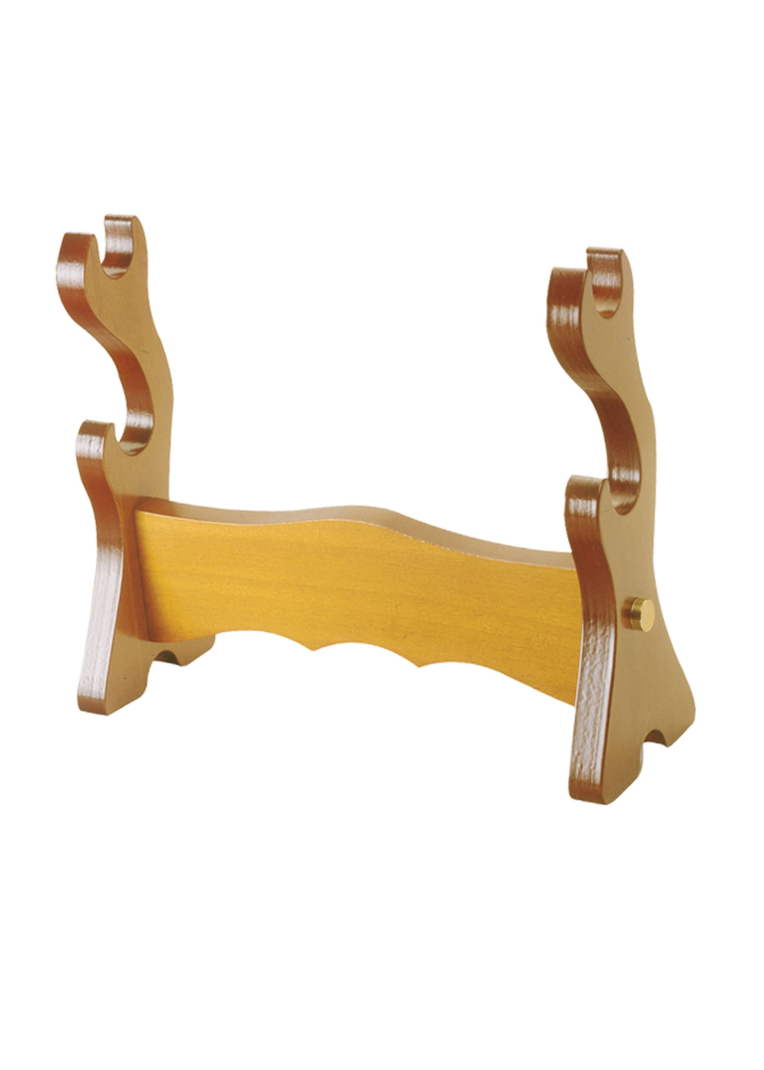Schwertständer für zwei Schwerter, aus hellem Holz, Marto