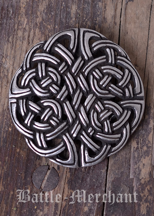 Gürtelschnalle - Keltischer Knoten, Farbe silber