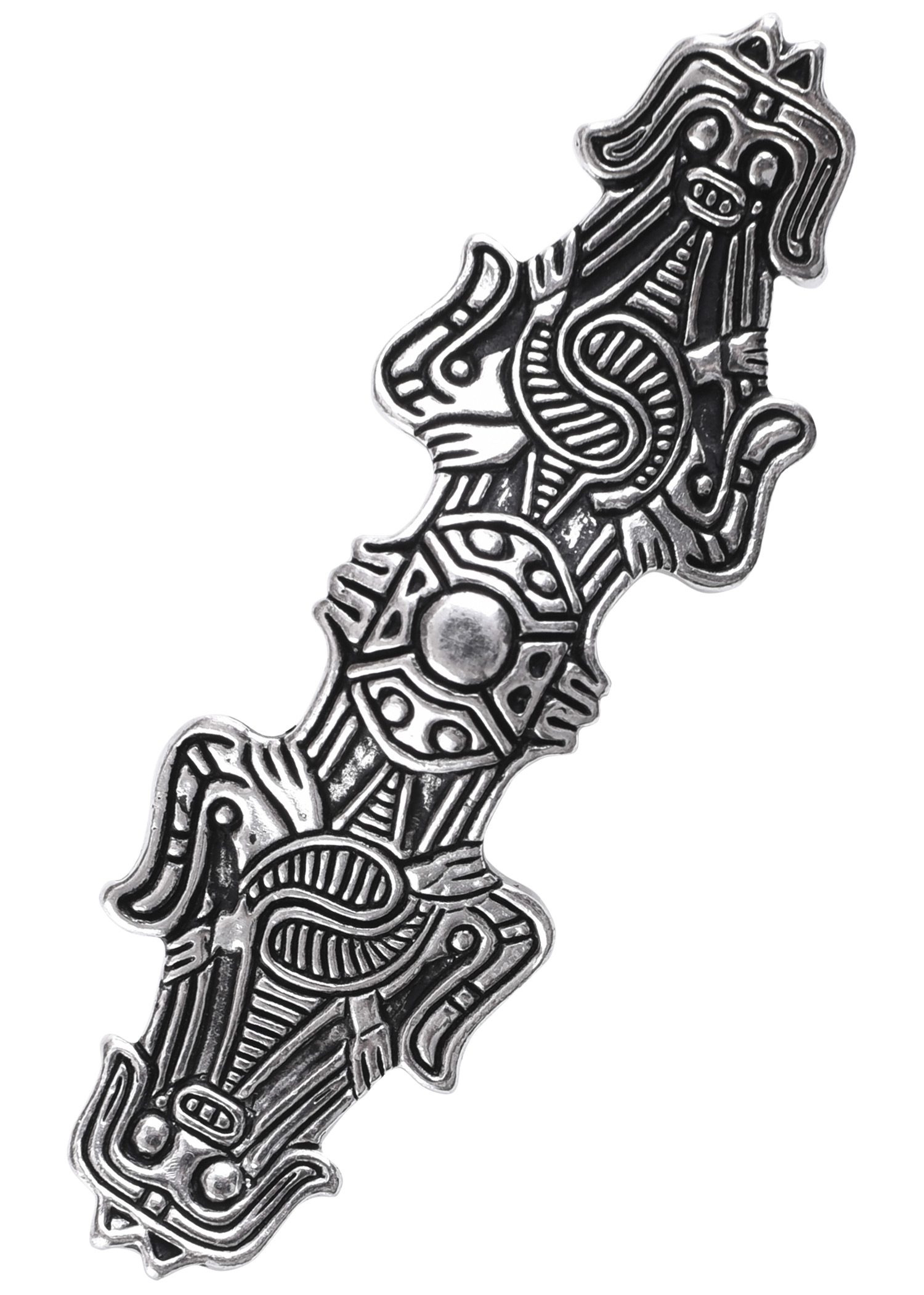 Wikinger Gleicharmfibel Birka, Ausführung silber