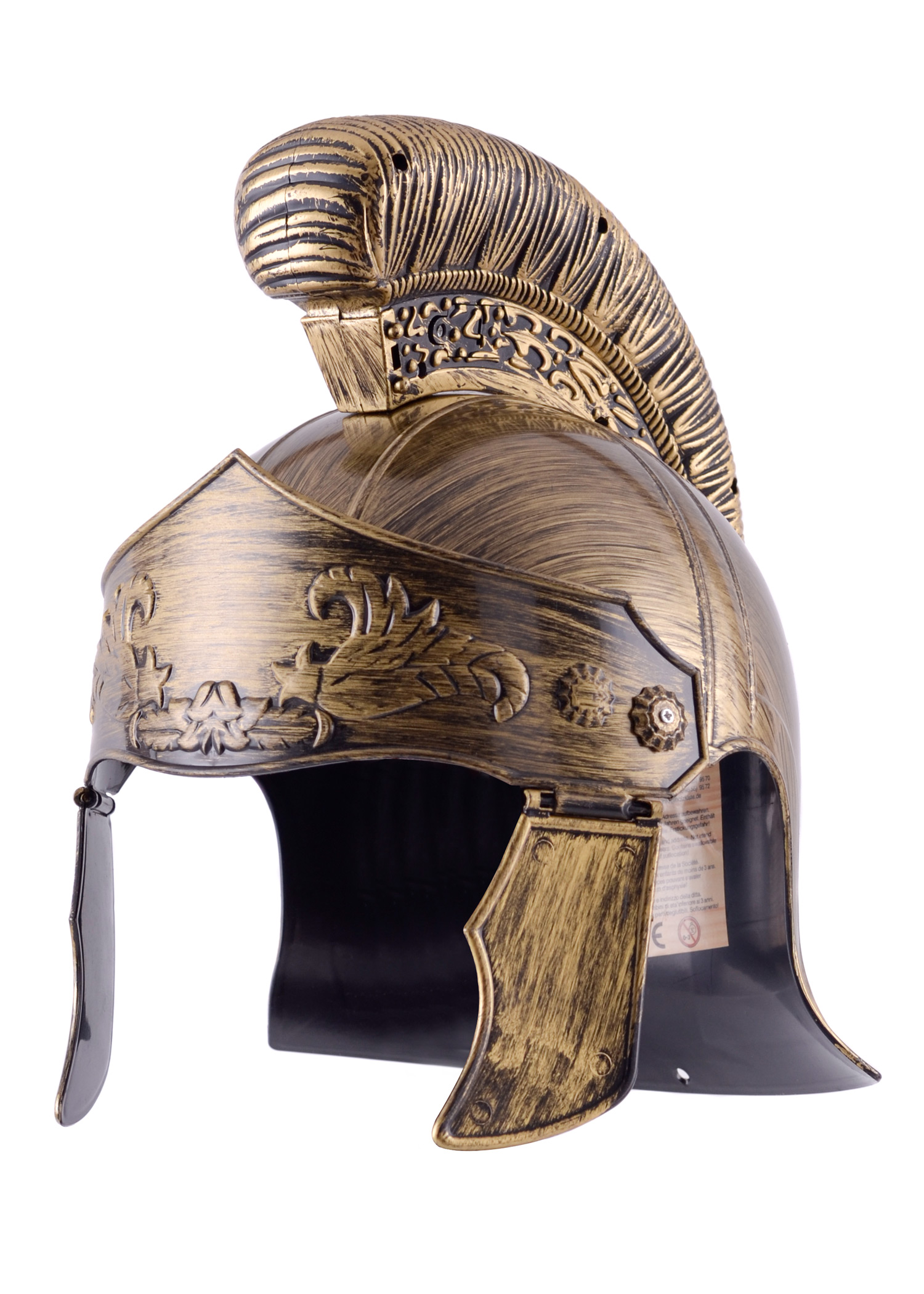 Kinder Römer Helm, gold, Kunststoff