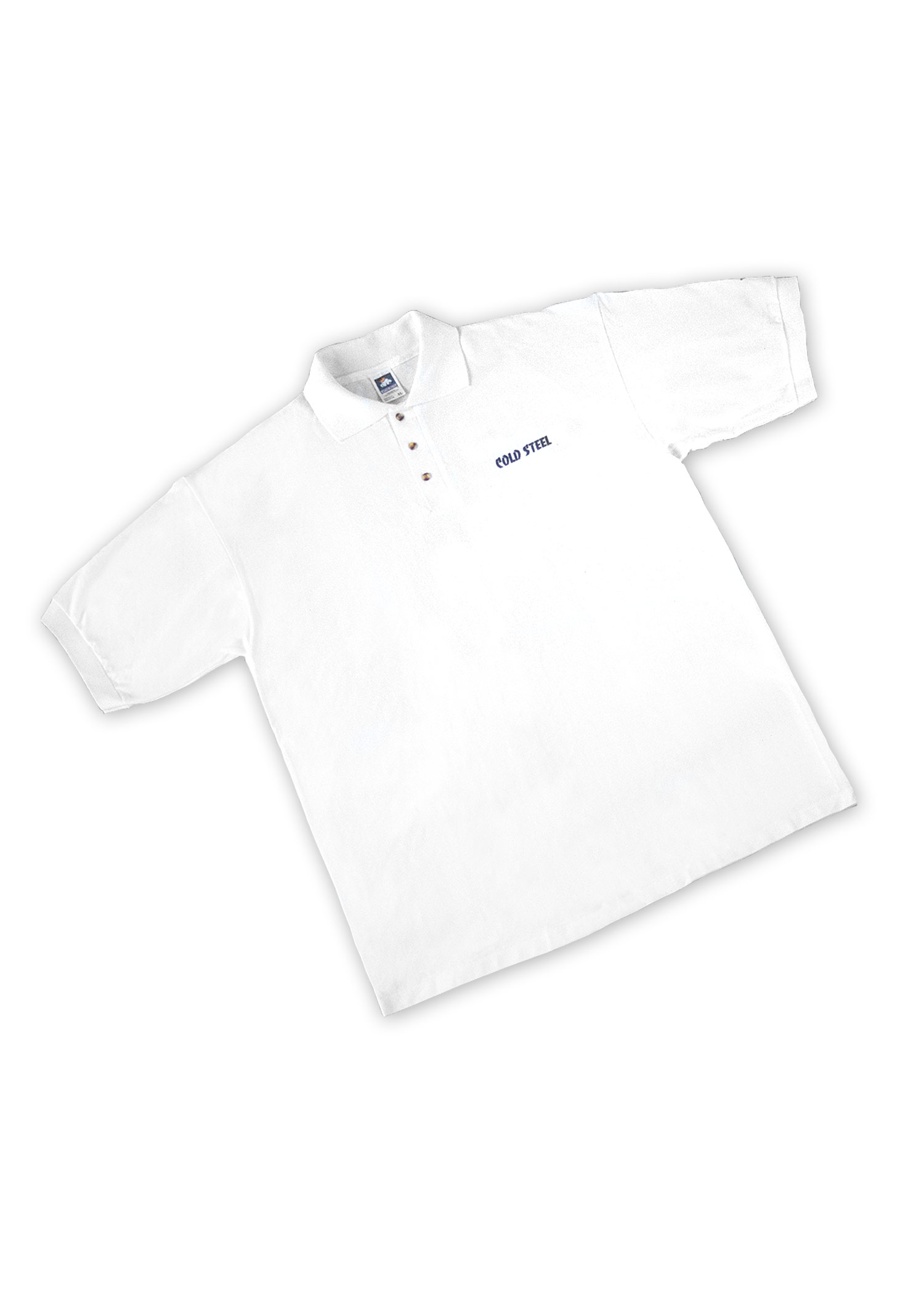 Cold Steel Poloshirt, weiß, Größe XL