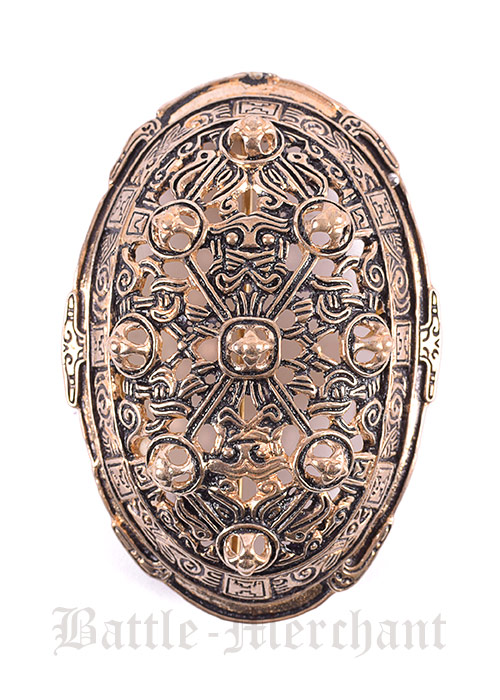 Wikinger Schalenfibel, Farbe bronze