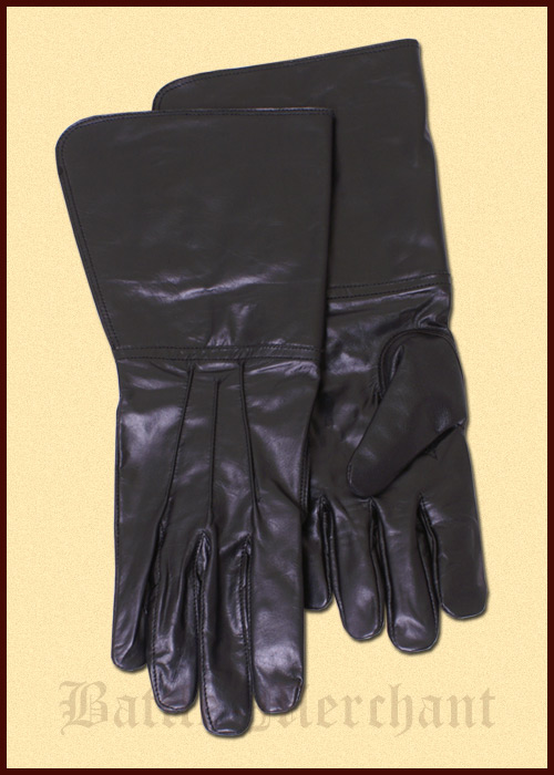 Stulpenhandschuhe, schwarz, Größe XL