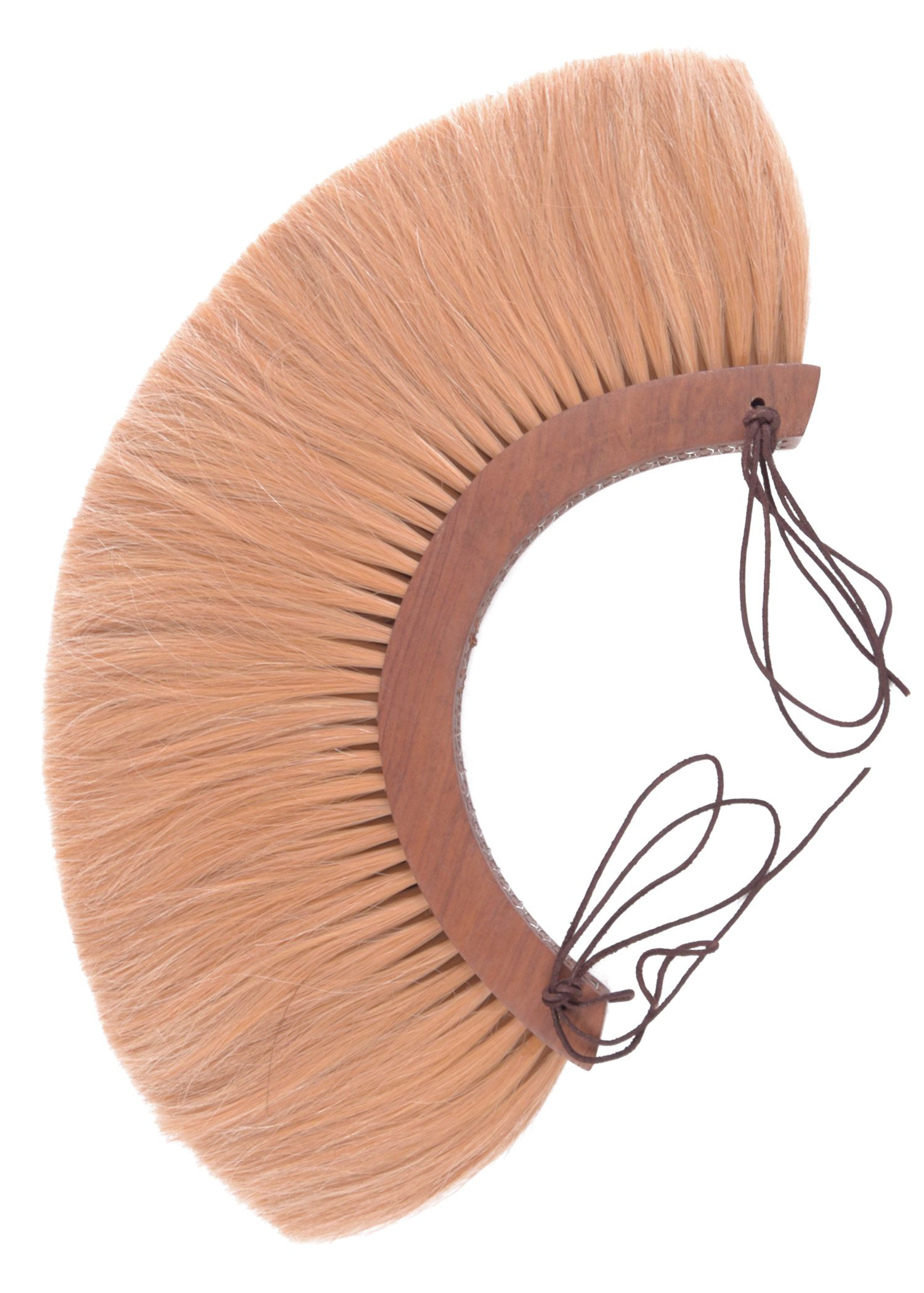 Römischer Helmbusch aus Holz, Crista, blond