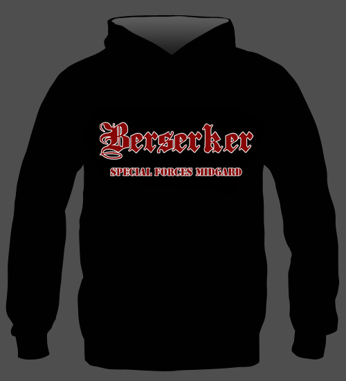 Hoodie: Berserker Special Forces Midgard, Größe XXL