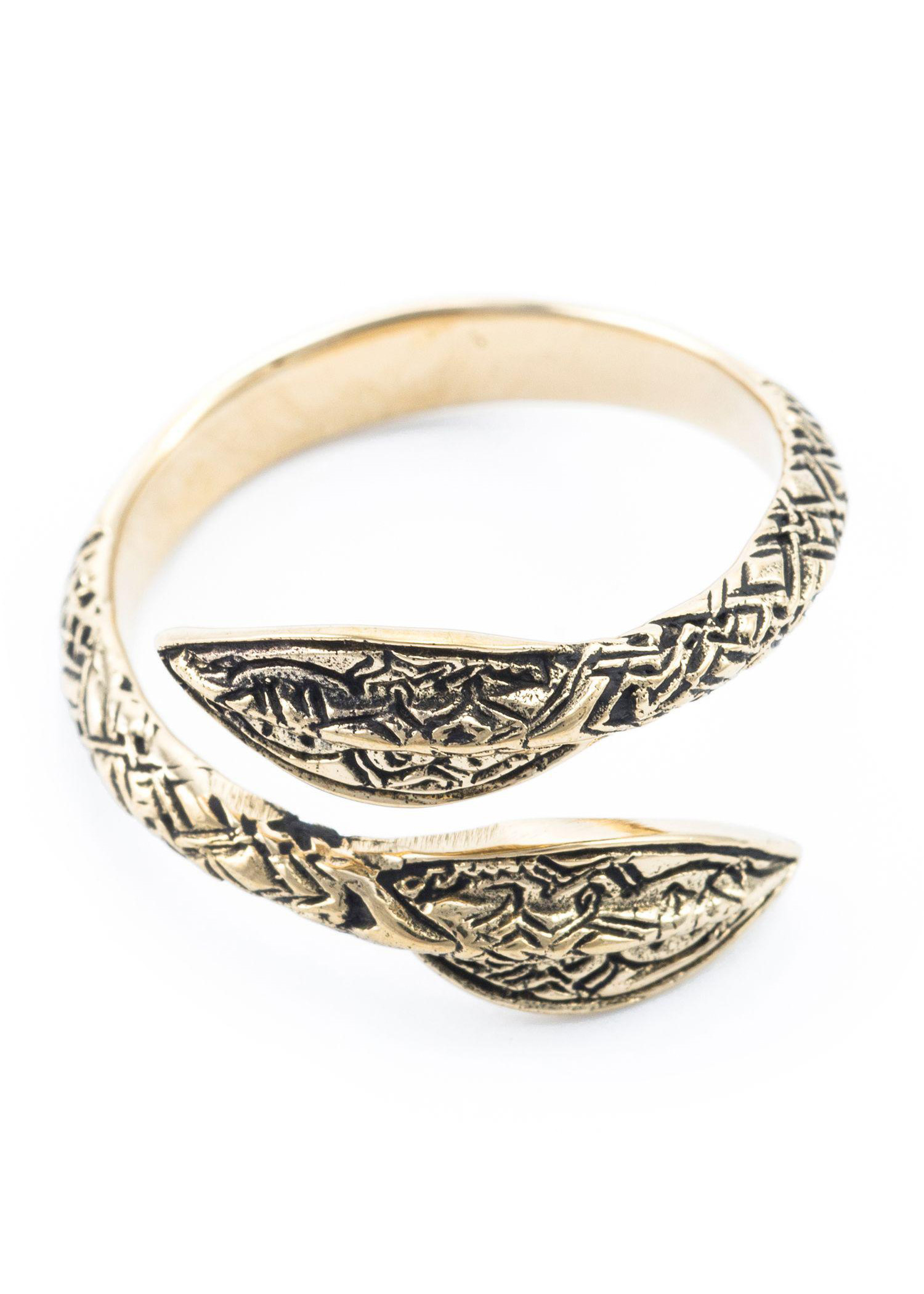 Bronzener Wikingerring, Speerspitzen, Ringgröße 20/62