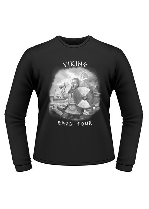 Longsleeve-Shirt: Viking Rage Tour, Größe M