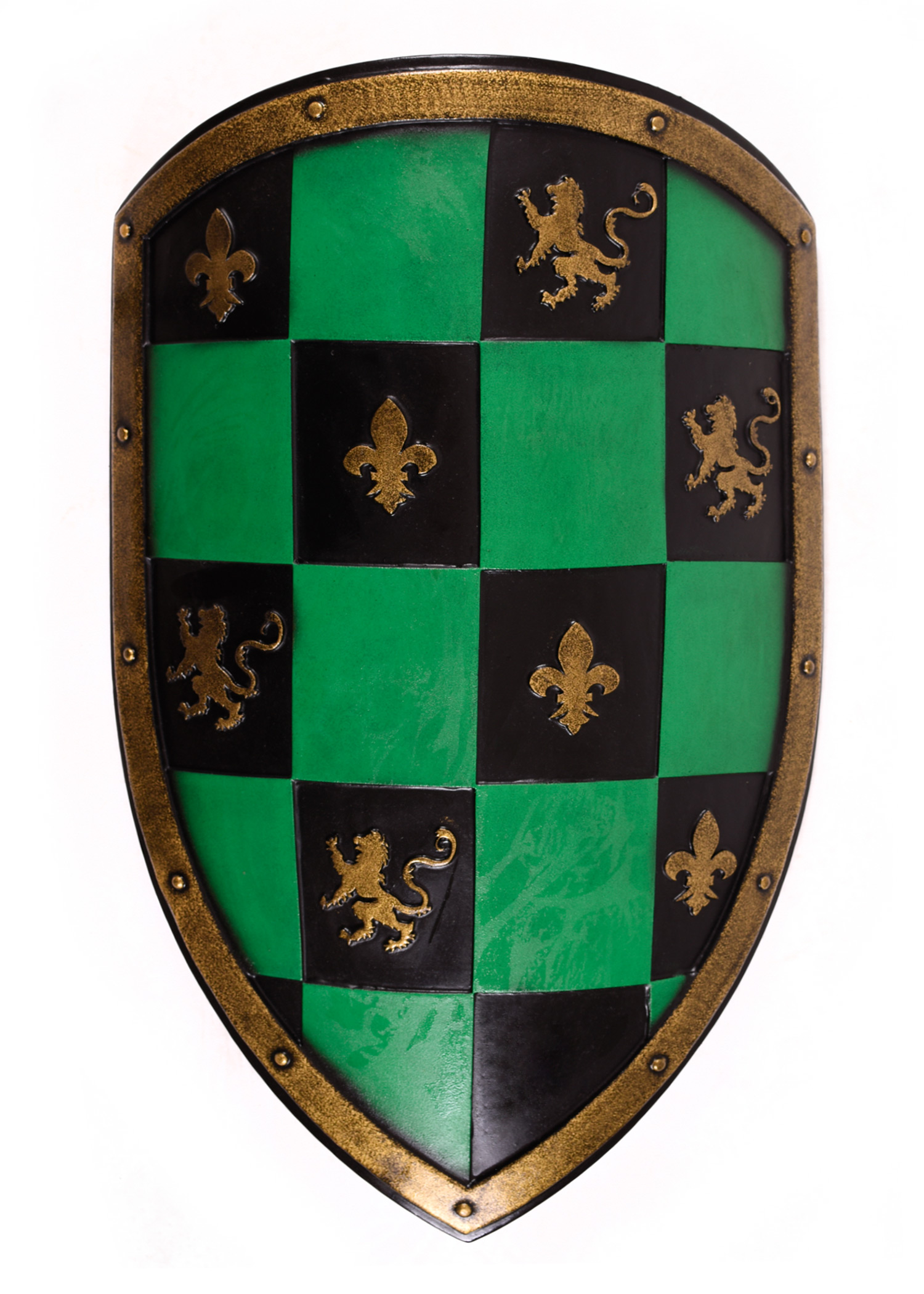 Wappenschild, grün-schwarz