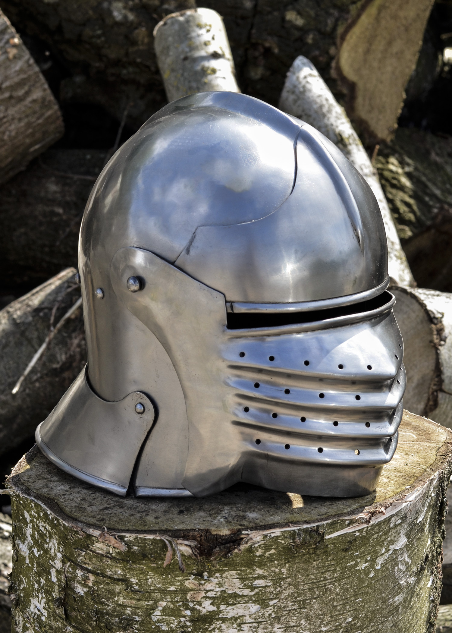 Blasebalg-Schaller, ca. 1490, 2 mm Stahl, Größe M